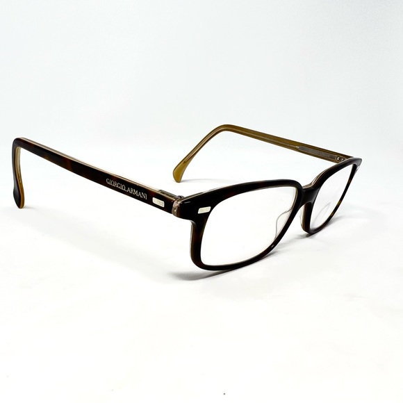 Giorgio ArmaniBrown Tortoise Eyeglasses Frame